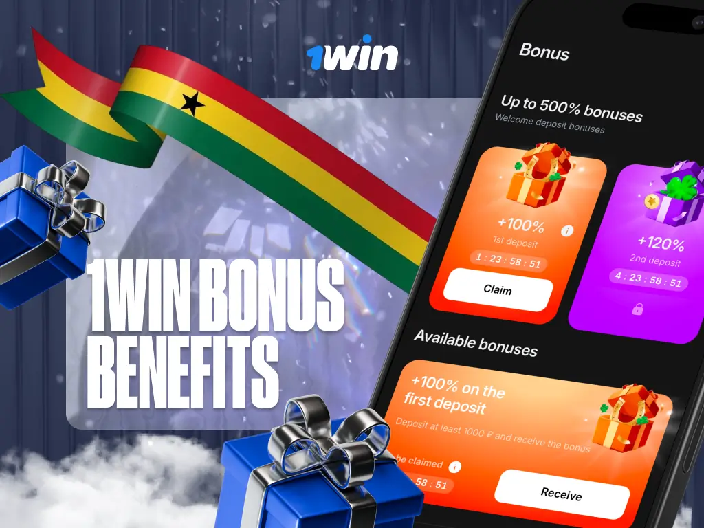 1win Ghana Promo Codes: 500% Bonus & Free Spins